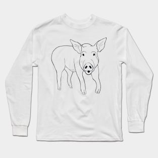 Happy Piglet Long Sleeve T-Shirt